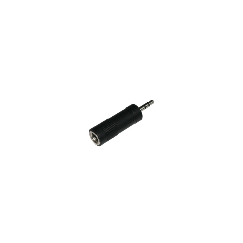 Conector Macho 3,5 estereo-H 6,3 estereo AVALVA
