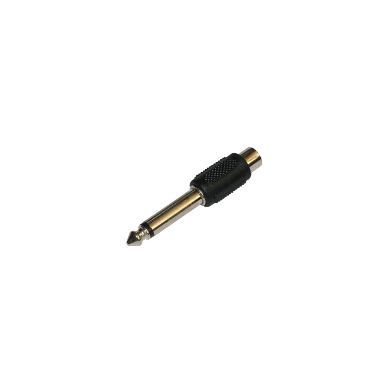 Conector Macho 6,3 mono-Hembra RCA AVALVA