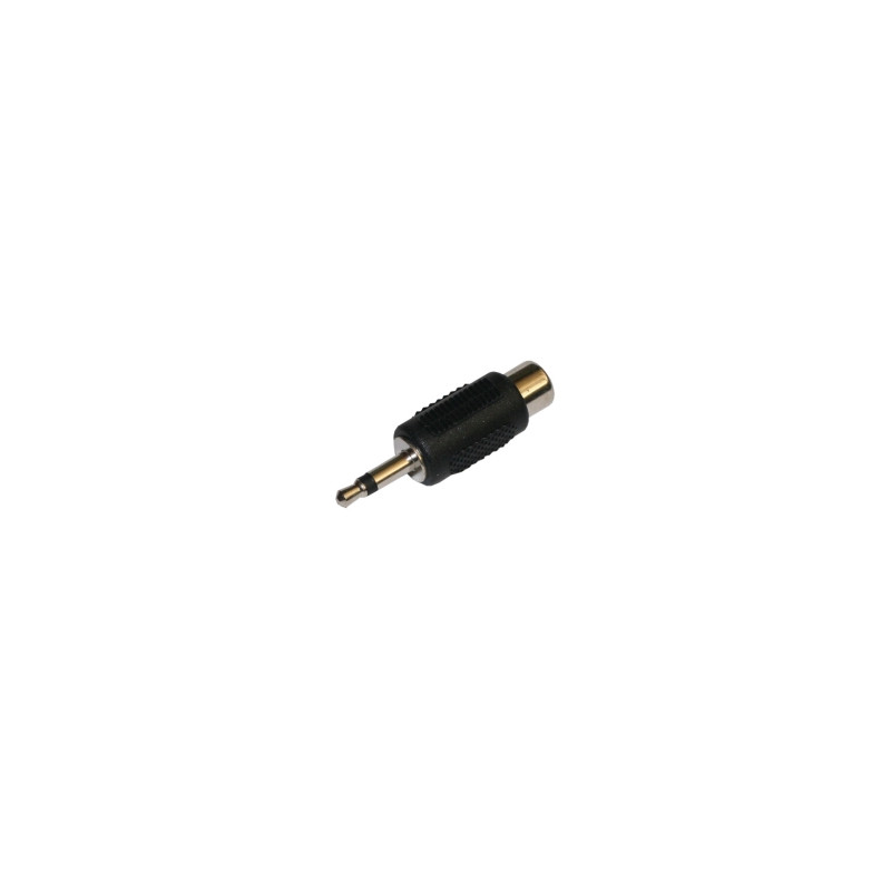 Conector Macho 3,5 mono-Hembra RCA AVALVA