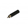 Conector Macho RCA-Hembra 6,3 mono AVALVA