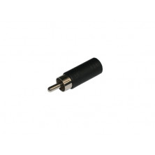 Conector Macho RCA-Hembra 3,5 mono AVALVA
