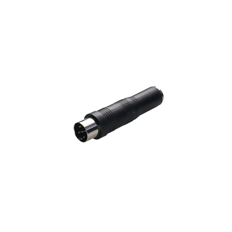 Conector Macho DIN 5P 90g-Hembra 6,3 estereo AVALVA