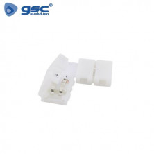 Conector clip en forma de L para unir Tira de LED SMD 3528/2835 8mm GSC C1/1