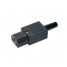 Conector Hembra aerea 10A/220V AVALVA