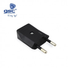 Clavija 10A 220V Negro Policarbonato Diámetro 4,0mm Retractilado GSC C50/1000