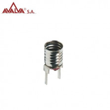 Portalámpara E10 con impreso AVALVA