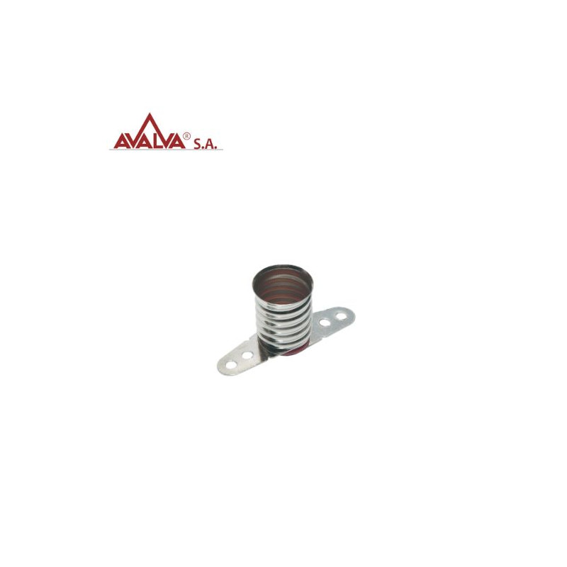 Portalámpara E10 soldable AVALVA