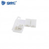 Conector clip en forma de L para unir Tira de LED SMD 5050/RGB 10mm GSC C1/200