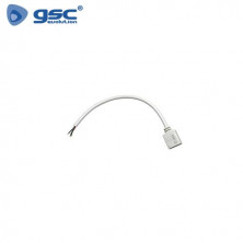 Para tiras LED 12V/24V RGB 10mm SMD5054 Cable con conector hembra a macho controlador GSC