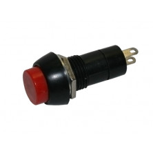 Pulsadores redondo c/abierto. Rojo AVALVA