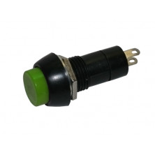 Pulsadores redondo c/abierto. Verde AVALVA