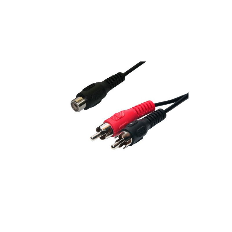 Conexion audio 2M-1H RCA. 1,5m. AVALVA