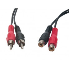 Conexion audio 2M-2H RCA 1m. AVALVA