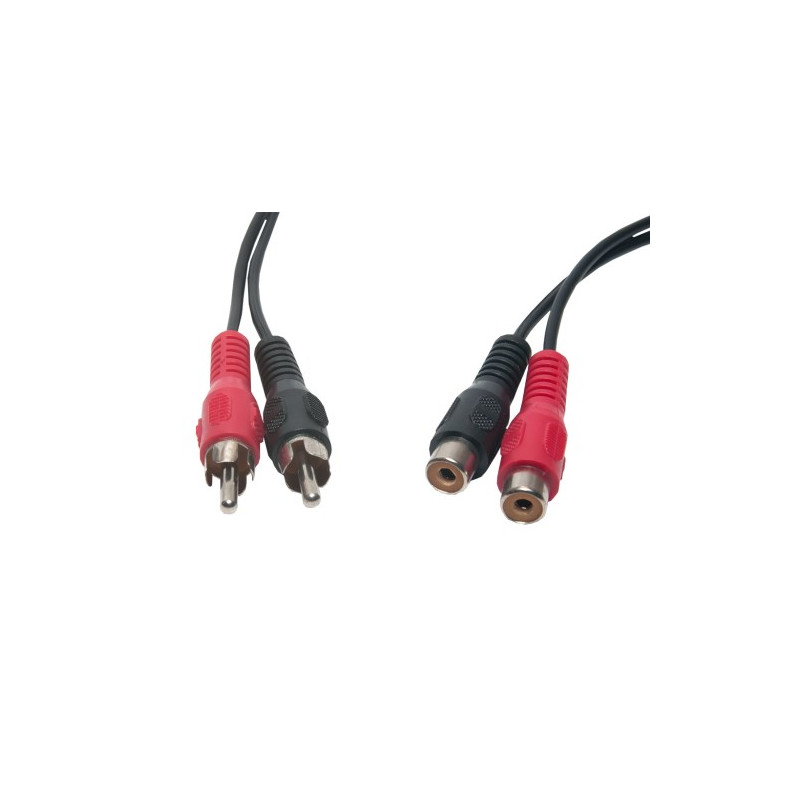 Conexion audio 2M-2H RCA 1m. AVALVA