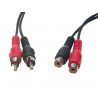 Conexion audio 2M-2H RCA 1m. AVALVA
