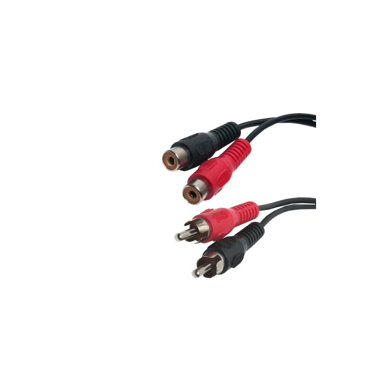 Conexion audio 2M-2H RCA. 2,5m. AVALVA