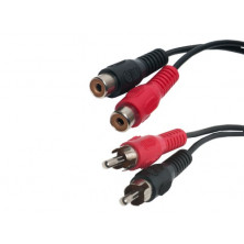 Conexion audio 2M-2H RCA. 5m. AVALVA