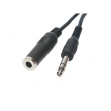 Conexion audio M 6,3 estereo-H 6,3 estereo. 3m. AVALVA