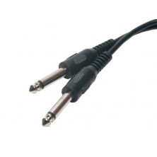 Conexion audio M 6,3 mono-M 6,3 mono. 1,5m. AVALVA