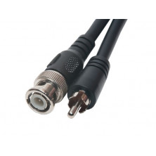 Conexion video M BNC-M RCA. Cable RG-59. 1,2m. AVALVA