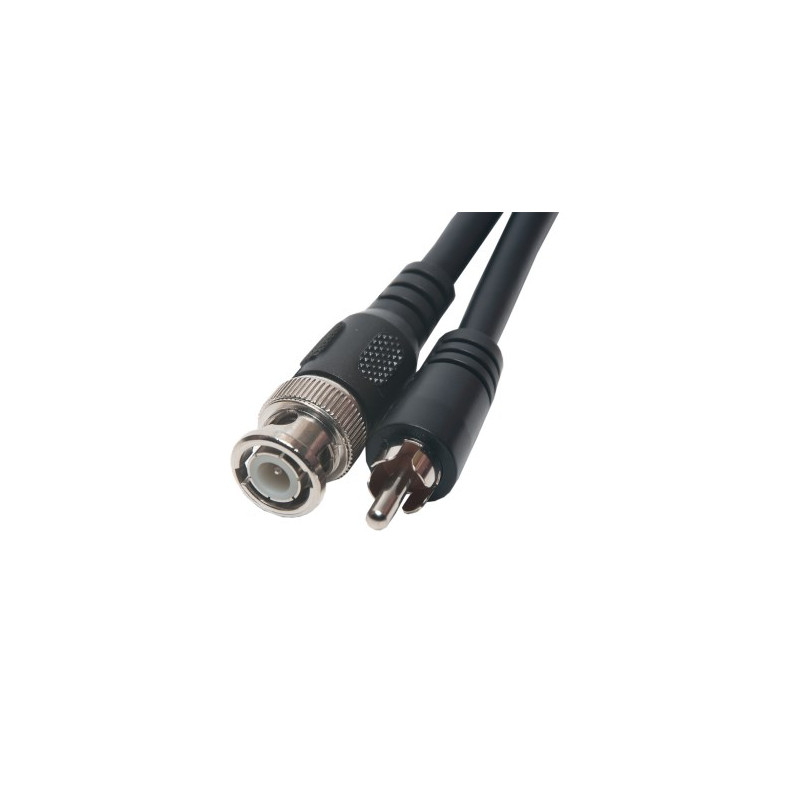 Conexion video M BNC-M RCA. Cable RG-59. 1,2m. AVALVA