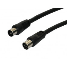Conexion video M-H TV. Cable RG-59. Inyectada. 1,5m. AVALVA