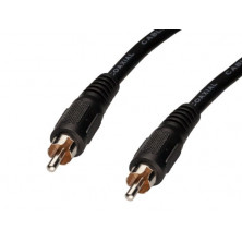 Conexion video 2M RCA. Cable RG-59. 1,5m. AVALVA
