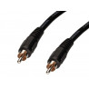 Conexion video 2M RCA. Cable RG-59. 1,5m. AVALVA