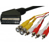 Conexion audio/video estereo peri-2M BNC+4M RCA. 1,5m. AVALVA