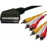 Conexion audio/video estereo peri-6M RCA. 1,5m. AVALVA