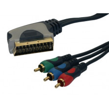 Conexion video M peri-3M RCA por video componentes. 1,5m. AVALVA