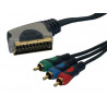 Conexion video M peri-3M RCA por video componentes. 1,5m. AVALVA
