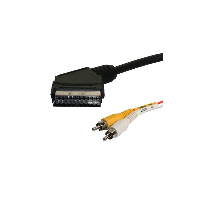 Conexion audio/video mono M peri-2M RCA IN. 2m. AVALVA