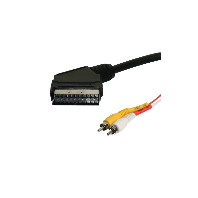 Conexion audio/video mono M peri-2M RCA OUT. 2m. AVALVA