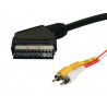 Conexion audio/video mono M peri-2M RCA OUT. 2m. AVALVA