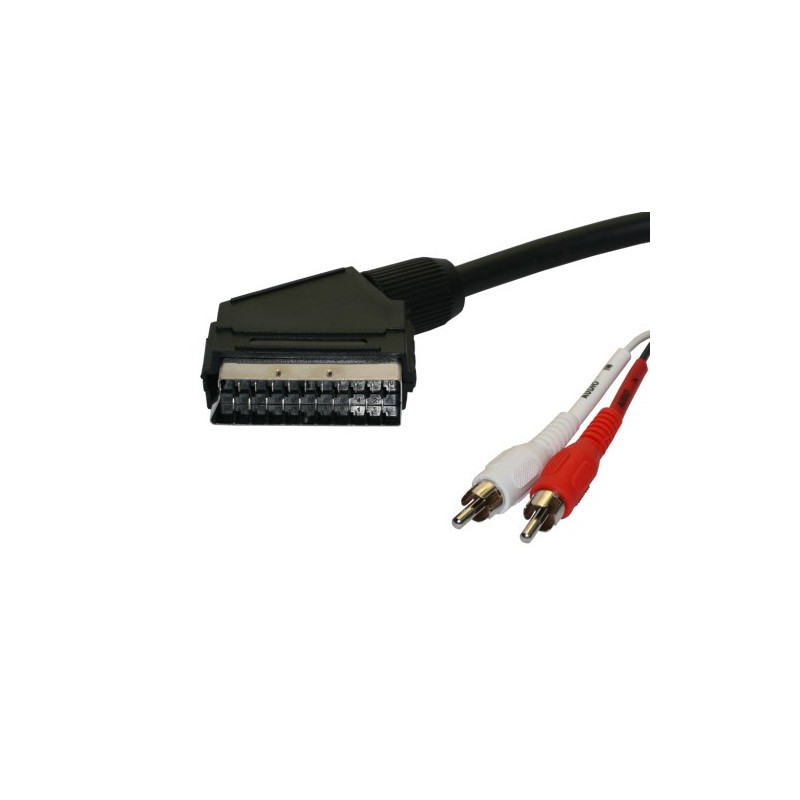 Conexion audio M peri-2M RCA. 3m. AVALVA