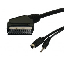 Conexion audio/video M peri-M miniDIN 4c+jack estereo 3,5 10m AVALVA