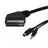 Conexion audio/video M peri-M miniDIN 4c+jack estereo 3,5 3m AVALVA