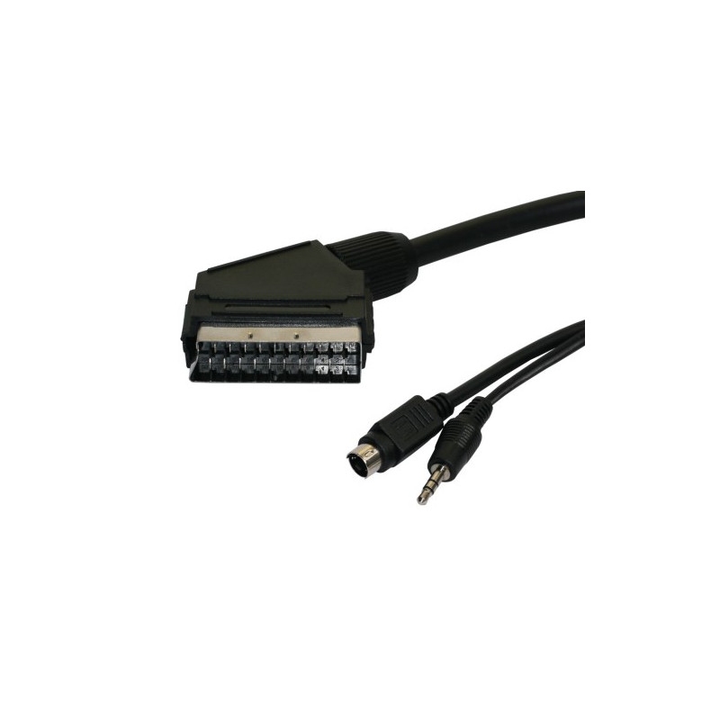 Conexion audio/video M peri-M miniDIN 4c+jack estereo 3,5 6m AVALVA