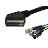 Conexion video M peri-M DIN 3c+2 BNC M. 1.5m. AVALVA