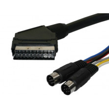 Conexion video M peri-2M DIN 6P 60g. 1,5m. AVALVA