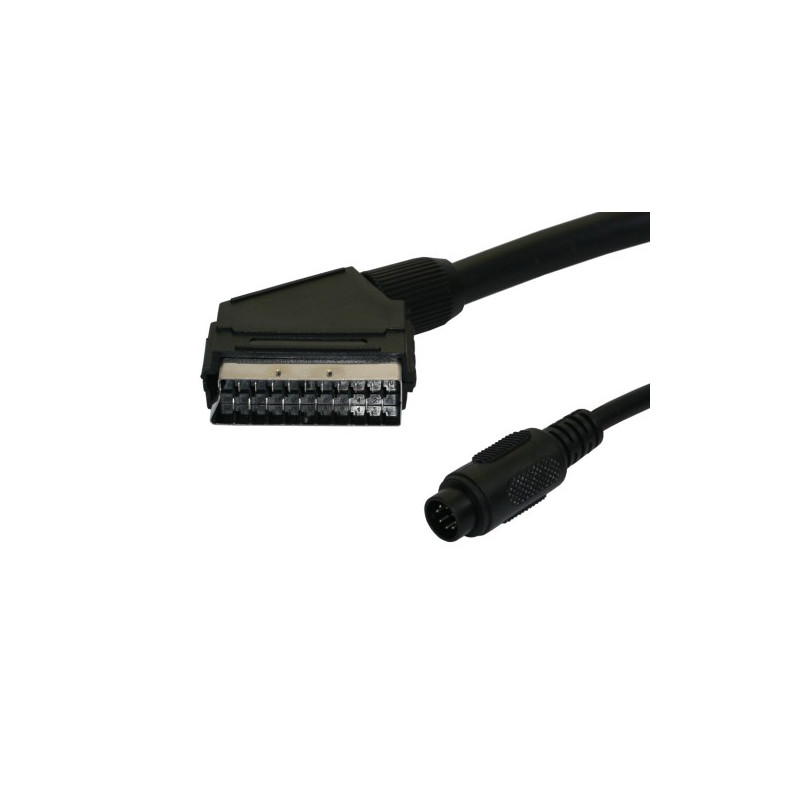 Conexion audio/video estereo M peri-M miniDIN VHS-C IN. 3m. AVALVA