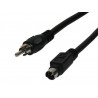 Conexion video M RCA-M miniDIN 4C. 1,5m. AVALVA