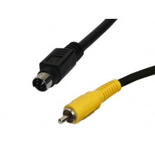 Conexion video compuesto a S-VHS bi-direccional. 1,5m. AVALVA