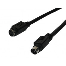 Conexion video miniDIN super-VHS M-H. 5m. AVALVA