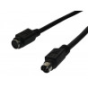 Conexion video H miniDIN 4C-M miniDIN 6C. 0,25m. AVALVA