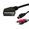 Conexion video camara M peri-M miniDIN super-VHS+2M RCA. 1,5m. AVALVA