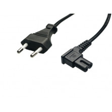 Conexión red 2,5A/250V tipo codo 3m Homologada VDE AVALVA