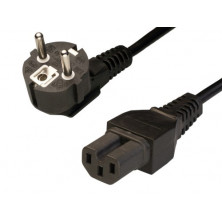 Conexión red schuko con ranura 10A/250V 1,8m Homologada VDE AVALVA