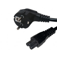 Conexión red schuko 2,5A/250V tipo trebol 1,8m Homologada VDE AVALVA